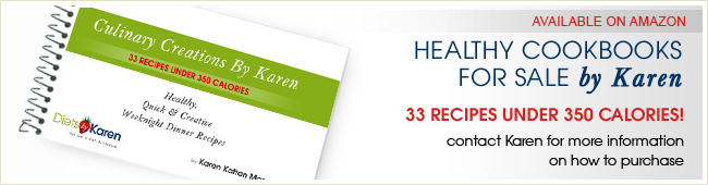 Healthy cookbooks by karen for sale